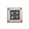 Luz de paso LED cuadrada IP67 de 4W empotrada en la pared